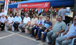 Adana’da Gazze’ye Destek Çadırı Kuruldu