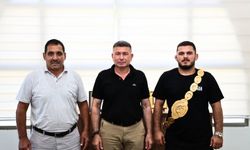 Başpehlivan Mehmet Çelebi’den Başkan Şimşek’e Ziyaret