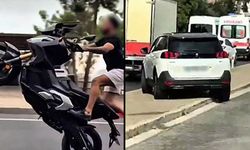 Kasksız Akrobasi ve Ters Yön Yolculuğu Pahalıya Patladı