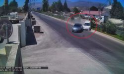 Korkunç Kaza Kamerada: Araçlar Metrelerce Sürüklendi