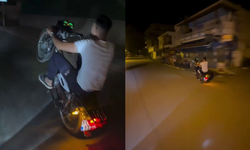 Sosyal medya uğruna ölümle dans eden motorcuya 22 bin TL ceza