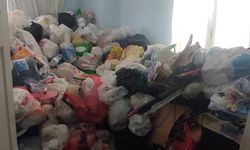 Adana’da Çöp Evden11 Ton Atık Çıkarıldı!