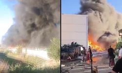 Adana’da Market Deposunda Korkutan Yangın