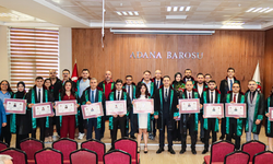 Adana Barosu’nda Ruhsat Töreni Heyecanı: Genç Avukatlar Cübbe Giydi
