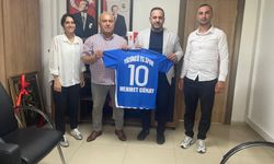 100. Yılspor'dan Mehmet Günay'a hayırlı olsun ziyareti