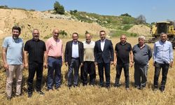 AK Partili Doğru ilk buğday hasadına katıldı