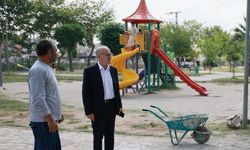 Cafer Boyraz, Başak Mahallesi’ndeki çalışmaları yerinde inceledi