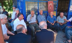 Güngör Geçer, Salbaş'ta vatandaşların taleplerini dinledi