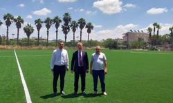 Havutlu Stadı'nda sentetik çim saha çalışmaları tamamlandı