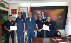 İl Müdürü Gökboğa’dan Büyükşehir İtfaiyesine teşekkür belgesi