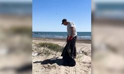Karataş Belediyesi’nden Harb-İş Sahili’nde temizlik çalışması