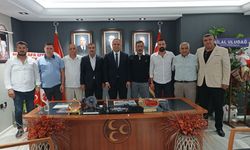 Muhtarlardan MHP Adana İl Başkanlığı’na ziyaret