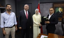 Saimbeyli Vergi Dairesi’nden Başkan Dal’a teşekkür ziyareti