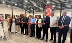 Toroslar kız yurdunda sanat rüzgarı: Kursiyer öğrencilerden dev sergi