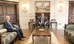 Vali Yavuz, Bölge Adliye Mahkemesi Başkanı Mehmet Yüksek'i ağırladı