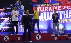 65 ilden 622 sporcu Adana'da buluştu! Muaythai şampiyonları belli oldu