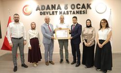 Adana 5 Ocak devlet hastanesine büyük ödül