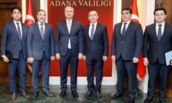 Adana Valisi Mustafa Yavuz, Özbekistan Büyükelçisi Khaydarov'u ağırladı