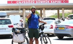 Adana'da hediye edilen bisikletle Suriye'ye ulaştı