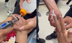 Adana'da yüzüğü parmağına sıkışan kadın hastanelik oldu
