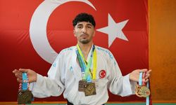 Adanalı milli karateci Diyar Hasanoğlu dünya üçüncüsü oldu