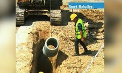 Ceyhan Emek Mahallesi'nde eski kanalizasyon hattı yenileniyor
