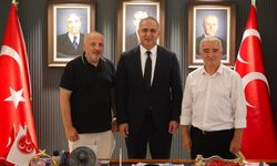ÇGC ve TSYD başkanları MHP Adana İl Başkanlığını ziyaret etti