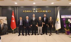 ÇGC yönetiminden AK Parti İl Başkanı Özkan'a tebrik ziyareti