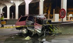 Adana’da gişelerde feci kaza!Genç sürücü kurtarılamadı