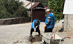 Feke Belediyesi’nden ilçe genelinde parke yenileme seferberliği