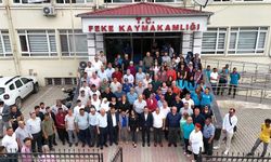 Feke Kaymakamı Feyza Yılmaz yeni görevine uğurlandı