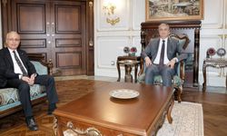 Görev süresi sona eren Remzi Özdoğan, Vali Yavuz'u ziyaret etti