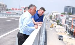 Güngör Geçer, Ege Bagatur Üst Geçidi çalışmalarını yerinde inceledi