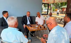 Hakan Yıldırım, Pınar Mahallesi'nde esnafları ziyaret etti