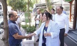Hasibe Akkan, mahallelerin nabzını tuttu: Muhtarlar ve esnafla buluştu