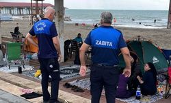 Karataş'ta sahilleri kirletenler yakın takipte! Zabıta ekipleri sahaya indi