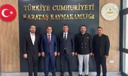 MÜSİAD Adana Heyetinden Karataş Kaymakamı Aktan'a nezaket ziyareti