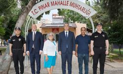 Mustafa Yavuz’dan Pınar Mahallesi Muhtarı Saniye Çelik’e ziyaret