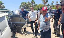 Park ettiği otomobil alevlere teslim oldu! Geri döndüğünde şoke oldu