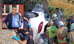Şarampole uçan otomobilin sürücüsünden acı haber