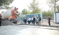 Sarıçam'da sokak hayvanları doğal yaşam alanı projesi incelendi