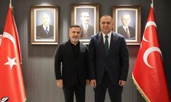 Tamer Dağlı MHP İl Başkanı Hakan Yıldırım'ı ziyaret etti