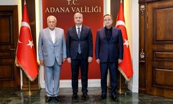 Vali Mustafa Yavuz, Mehmet Ağar ve Zülfü Tolga Ağar'ı ağırladı