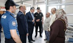 Vali Yavuz'dan polis merkezine ziyaret! Çalışmalar hakkında bilgi aldı