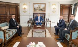 Adana Valisi Mustafa Yavuz'dan Göç İdaresi Yetkililerine kabul