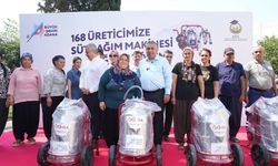 Adana'da 168 üreticiye süt sağım makinesi desteği