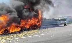 Adana’da TAG Otoyolu’nda arızalanan tıra kamyon çarptı: 1 ölü