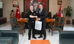Emniyet Müdürü Arıkan, Cem Ezgi’yi makamında kabul etti