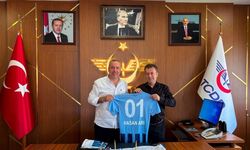 Ertan Zeybek'ten TCDD Bölge Müdürü Hasan Sarı'ya ziyaret