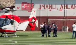 Feke’de kalp krizi geçiren hasta ambulans helikopterle Adana’ya sevk edildi